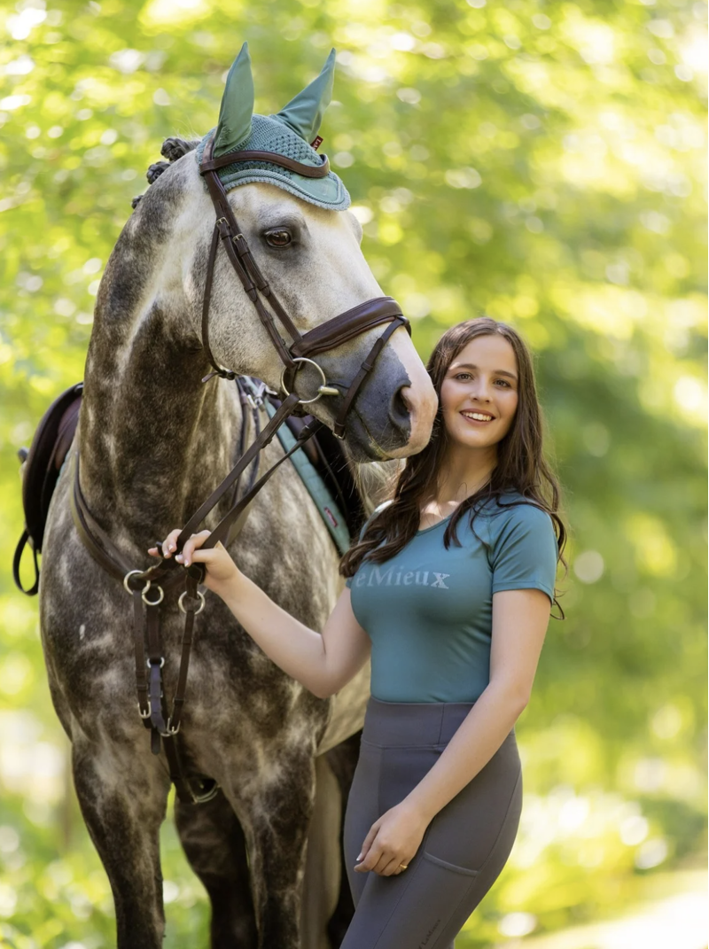 LeMieux Classic Fly Veil Sage-1